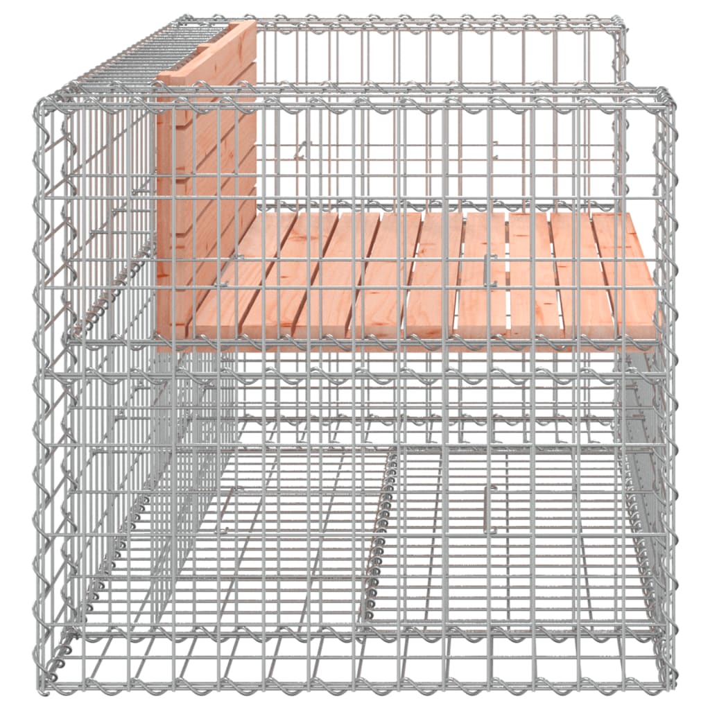 vidaXL Tuinbank schanskorfontwerp 143x71x65,5 cm massief douglashout