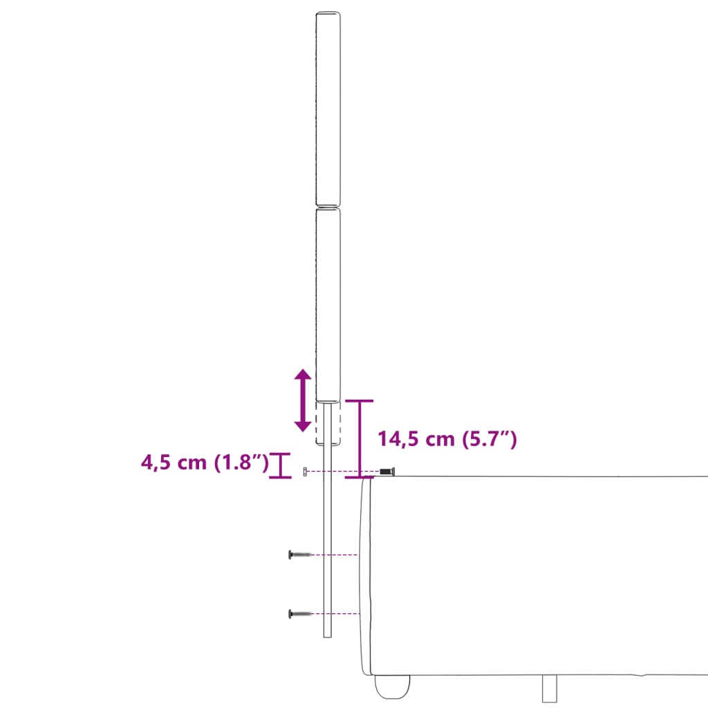 vidaXL Boxspring met matras stof donkergrijs 120x190 cm