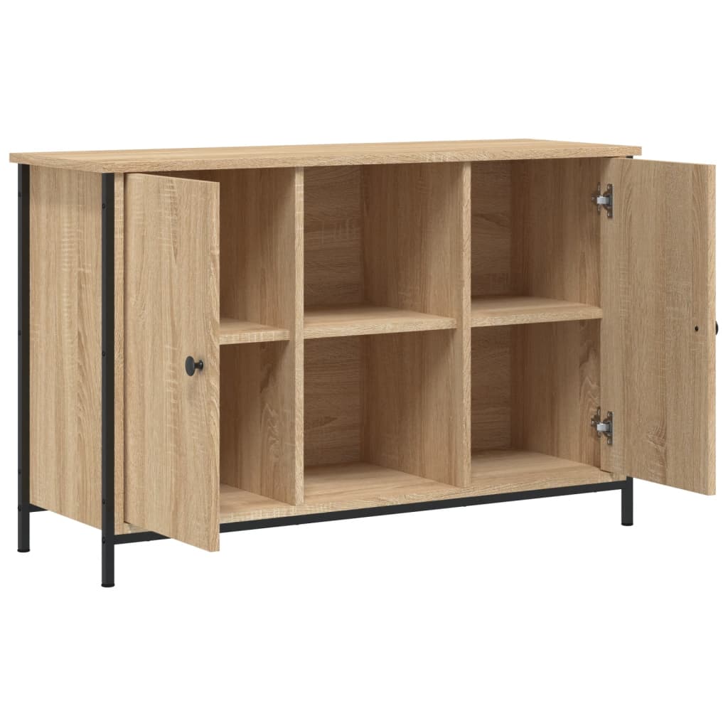 vidaXL Tv-meubel 100x35x65 cm bewerkt hout sonoma eikenkleurig