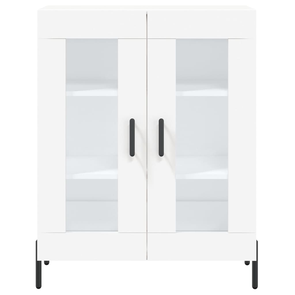 vidaXL Hoge kast 69,5x34x180 cm bewerkt hout wit