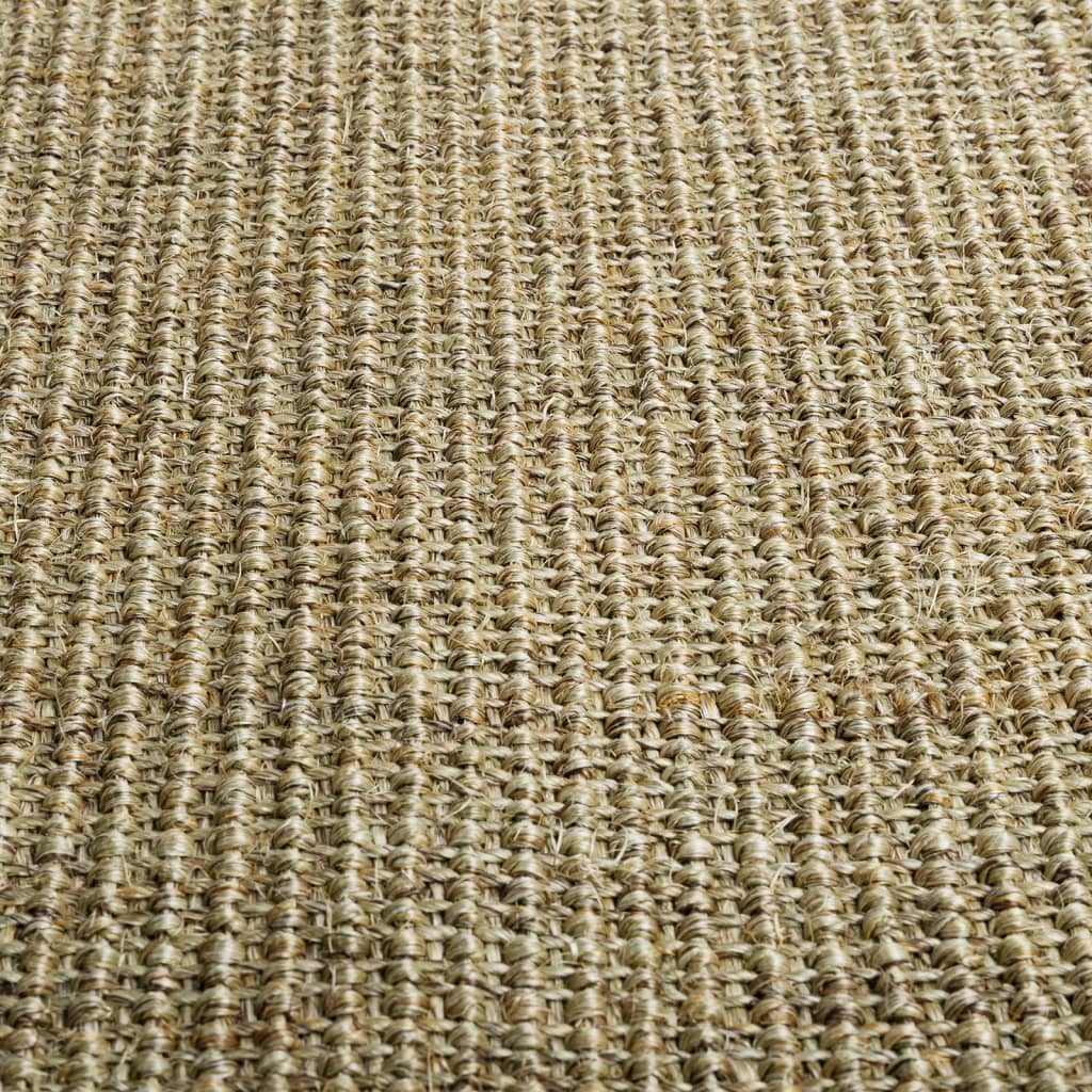 vidaXL Vloerkleed 66x200 cm natuurlijk sisal groen