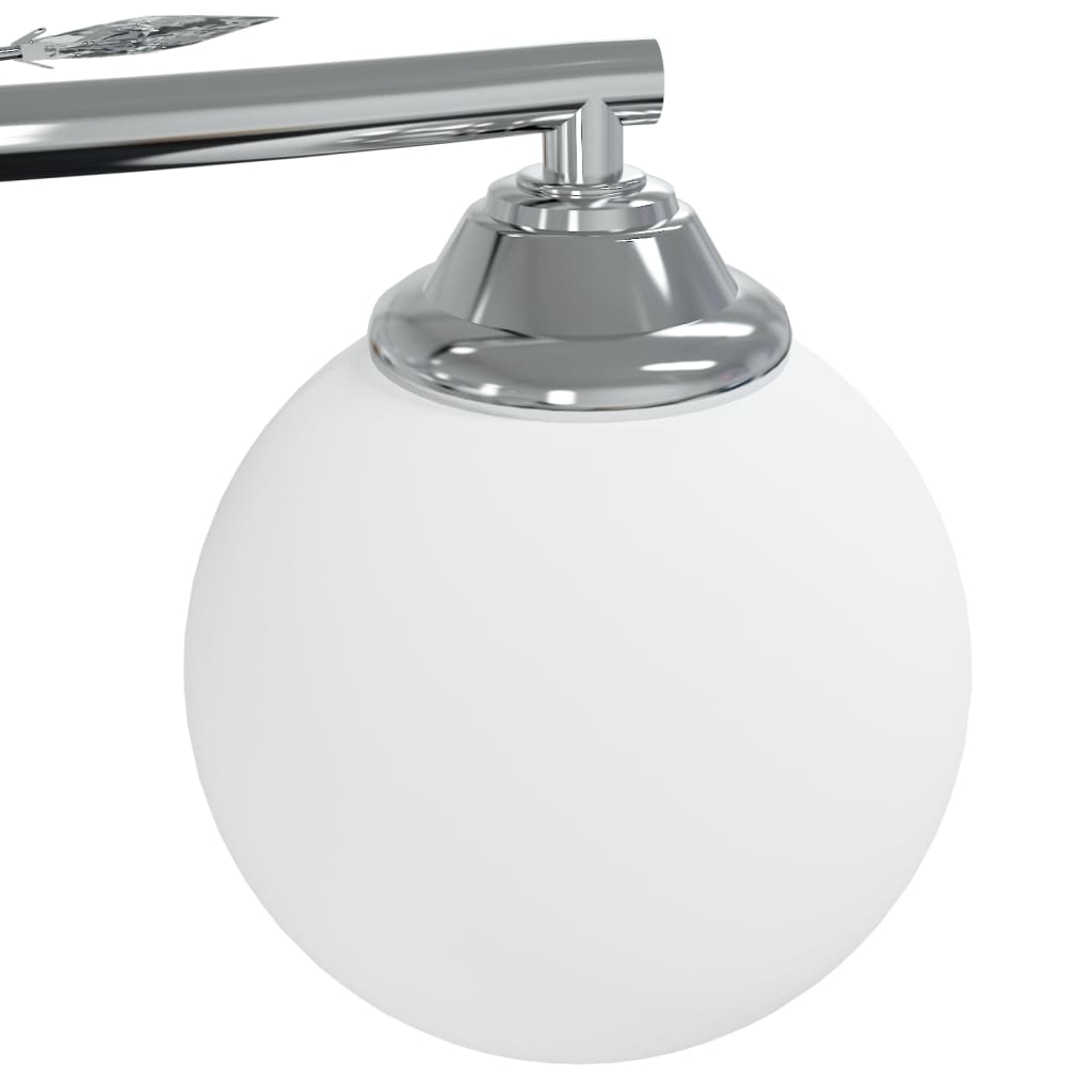 vidaXL Plafondlamp met glasbollen rond 4xG9