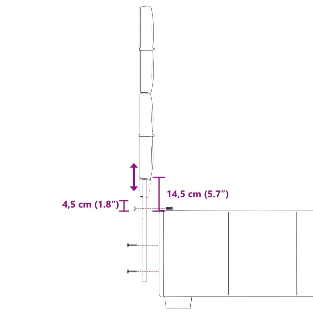 vidaXL Boxspring met matras stof zwart 80x200 cm