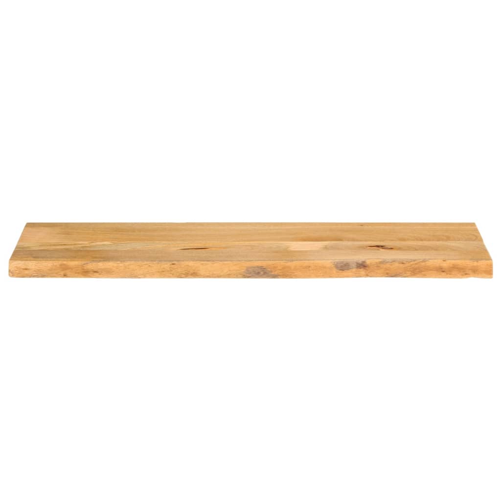 vidaXL Tafelblad met natuurlijke rand 120x20x2,5 cm massief mangohout