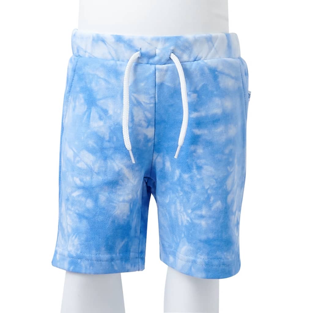 Kindershorts met trekkoord 92 zachtblauw