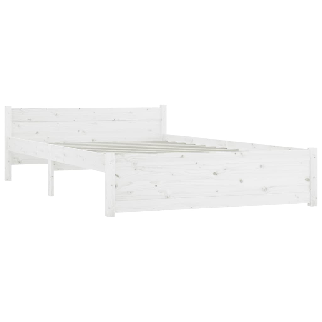 vidaXL Bedframe met lades wit 120x200 cm