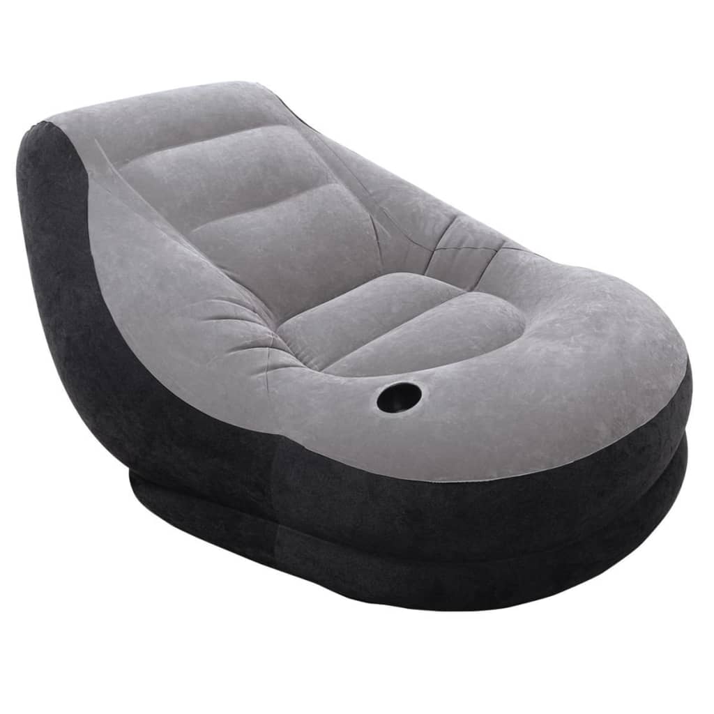 Intex Opblaasstoel met poef Ultra Lounge Relax 68564NP