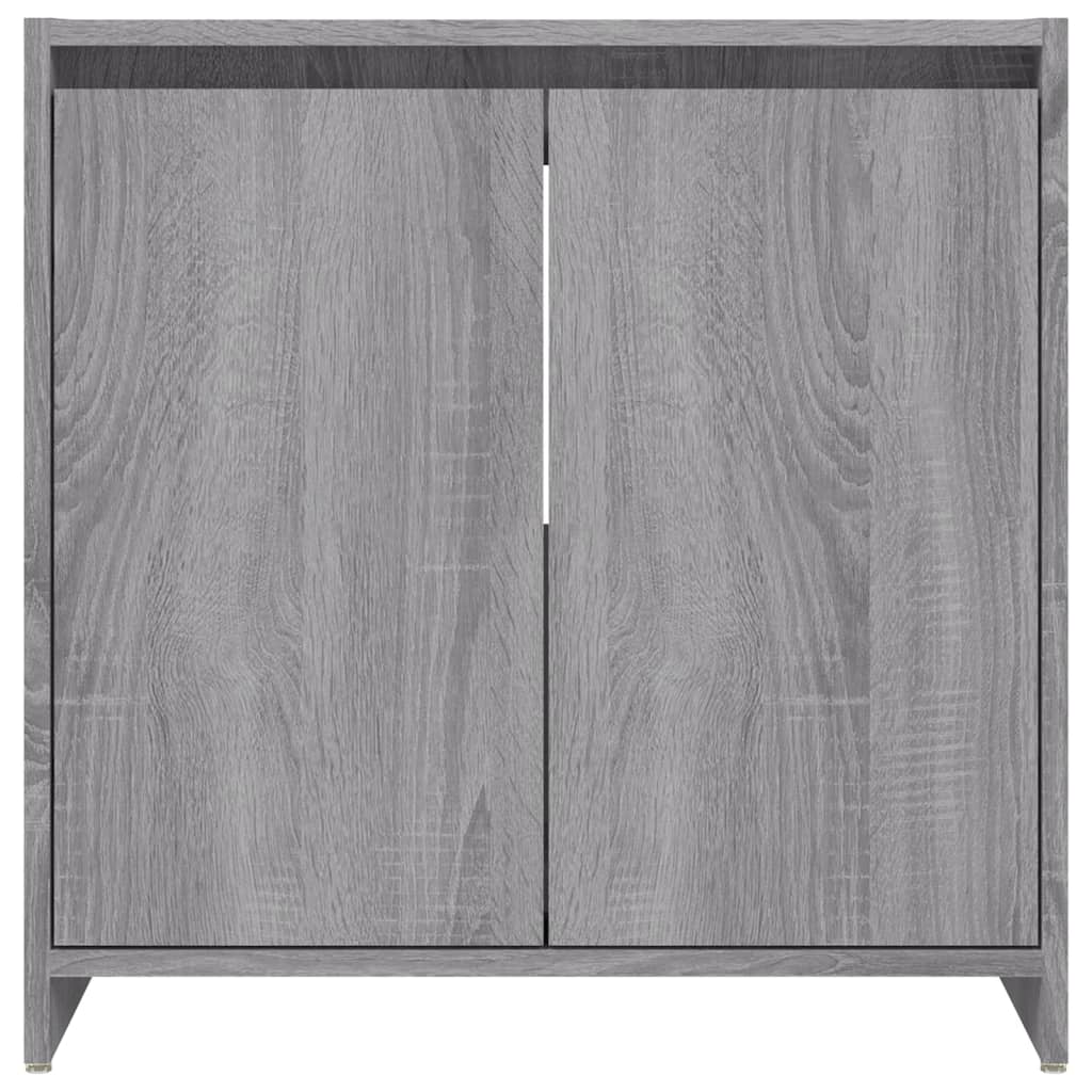 vidaXL Badkamerkast 60x33x61 cm bewerkt hout grijs sonoma eikenkleurig