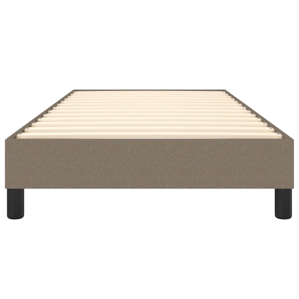 vidaXL Bedframe stof taupe 80x200 cm