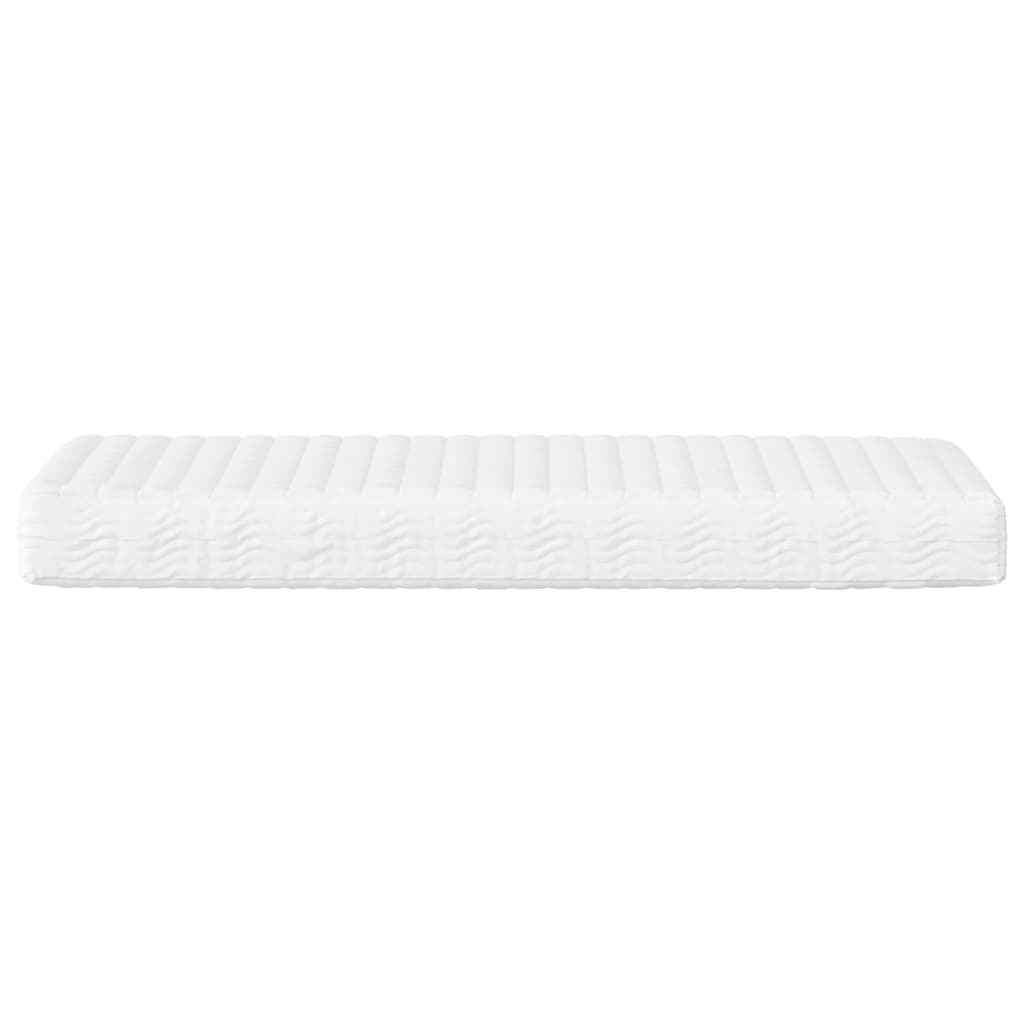 vidaXL Slaapbank met matras 90x200 cm stof crèmekleurig