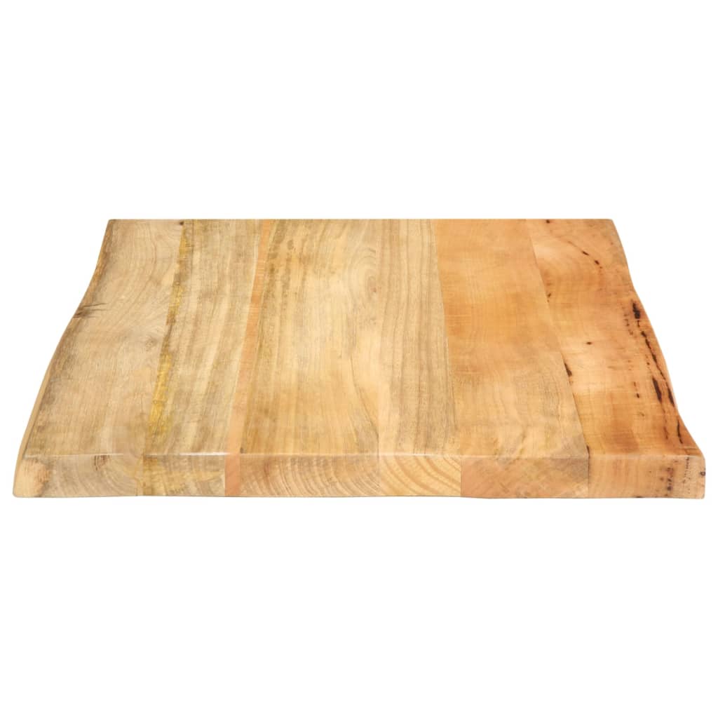 vidaXL Tafelblad met natuurlijke rand 40x40x3,8 cm massief mangohout