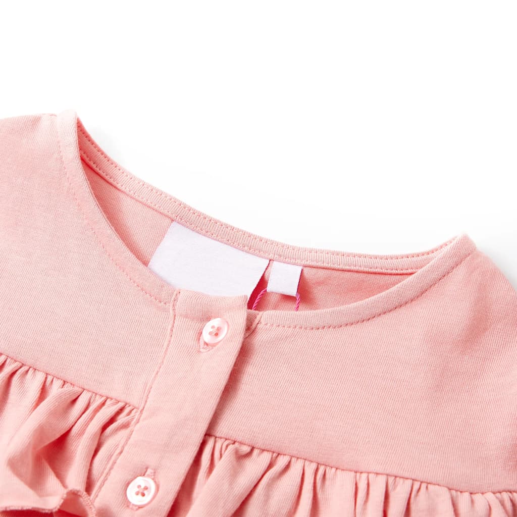 Kindershirt 116 middelroze