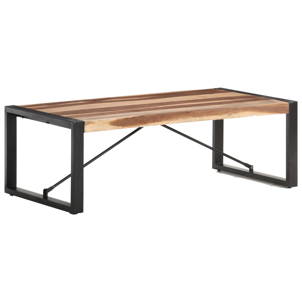 vidaXL Salontafel 120x60x40 cm massief hout