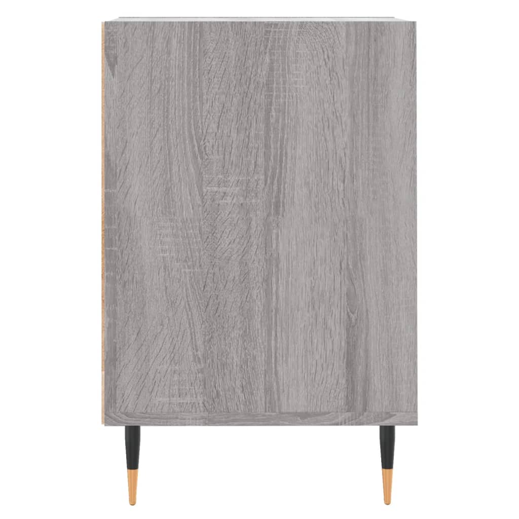 vidaXL Tv-meubel 100x35x55 cm bewerkt hout grijs sonoma eikenkleurig