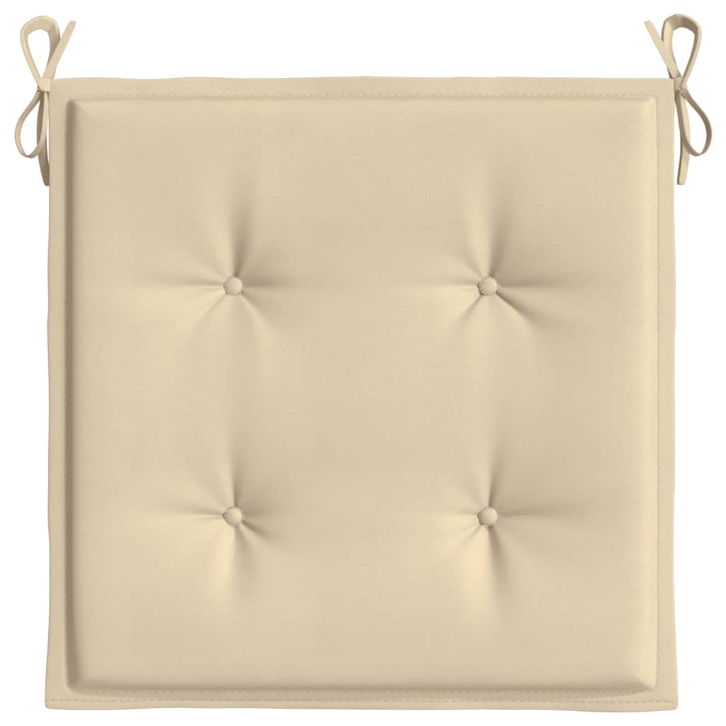 vidaXL Tuinstoelkussens 6 st 50x50x3 cm oxford stof beige