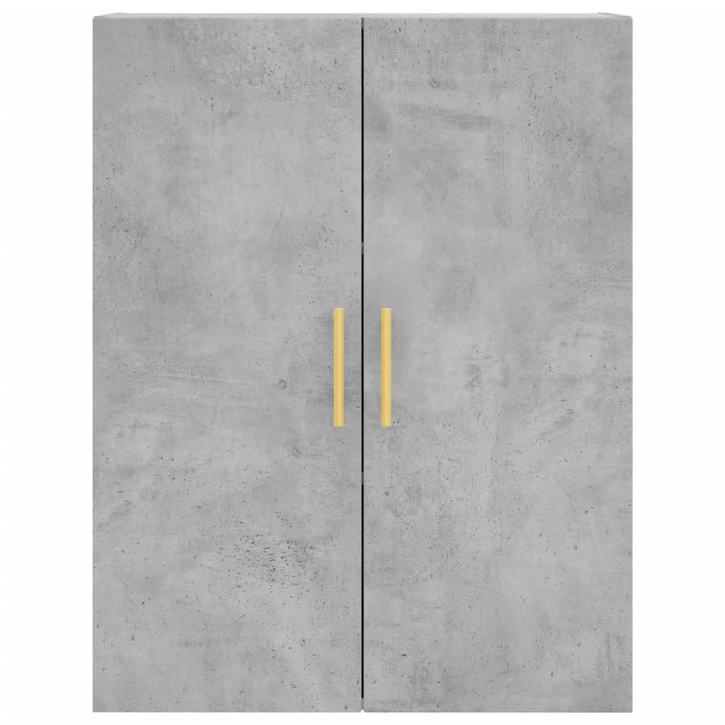 vidaXL Hoge kast 69,5x34x180 cm bewerkt hout betongrijs