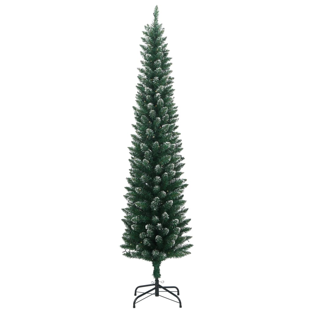 vidaXL Kunstkerstboom smal met 150 LED's 120 cm