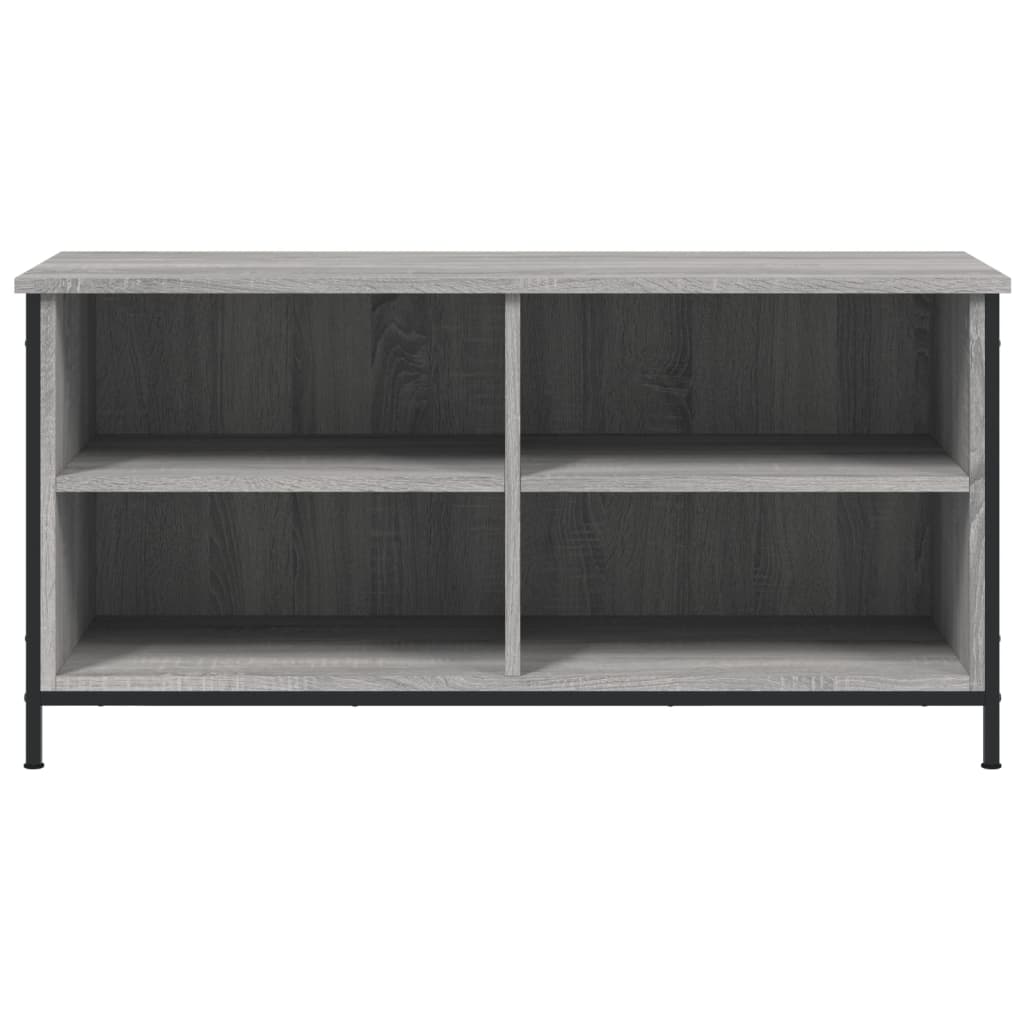 vidaXL Tv-meubel 100x40x50 cm bewerkt hout grijs sonoma eikenkleurig