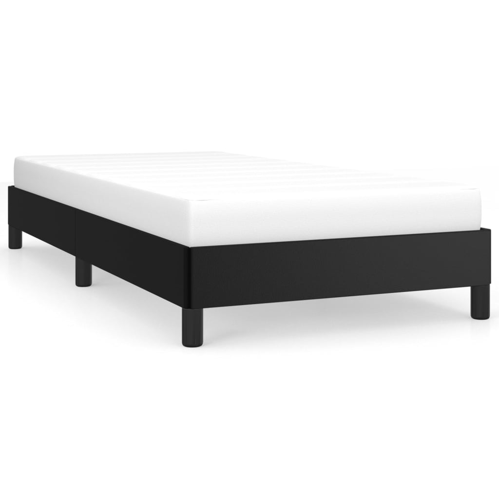 vidaXL Bedframe kunstleer zwart 90x190 cm