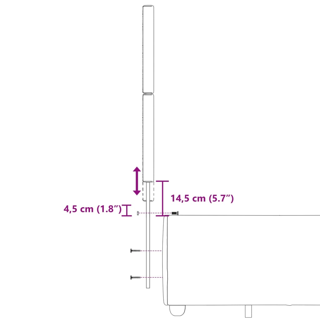 vidaXL Boxspring met matras stof lichtgrijs 140x200 cm