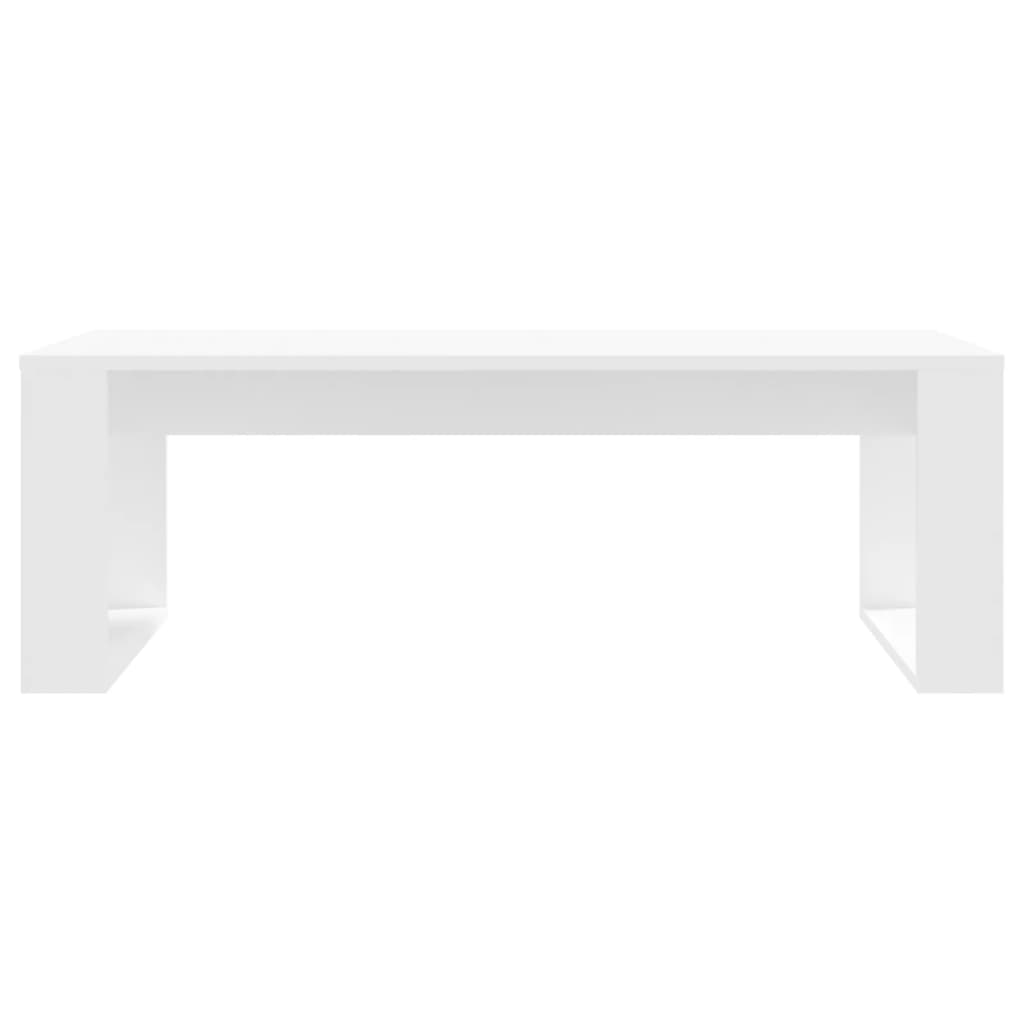 vidaXL Salontafel 102x50x35 cm bewerkt hout wit