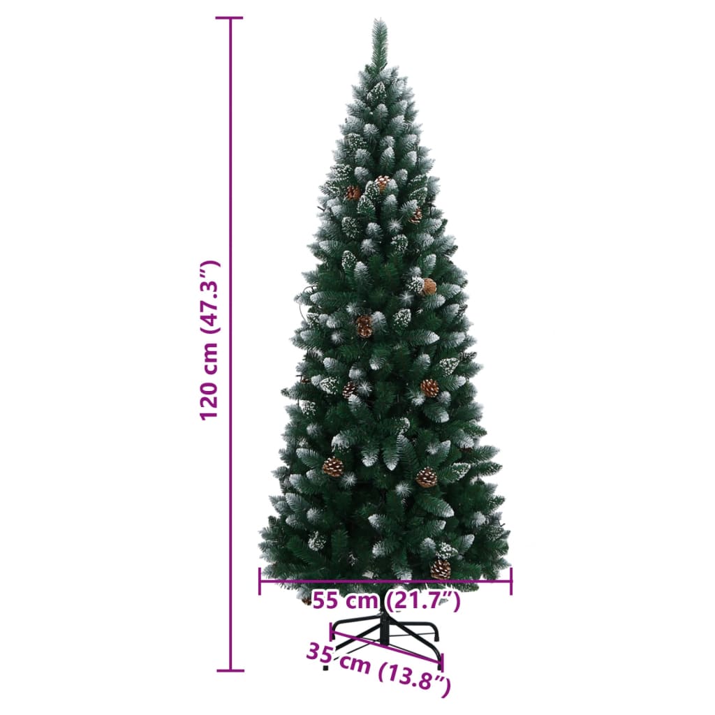 vidaXL Kunstkerstboom met 150 LED's 120 cm