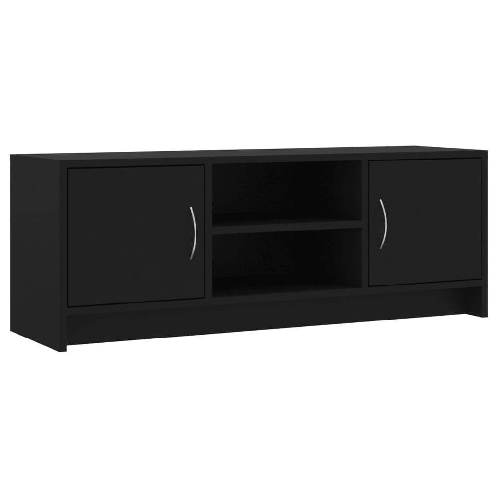 vidaXL Tv-meubel 102x30x37,5 cm bewerkt hout zwart