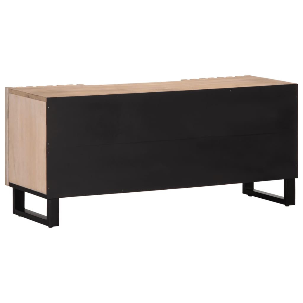 vidaXL Tv-meubel 100x34x46 cm massief mangohout