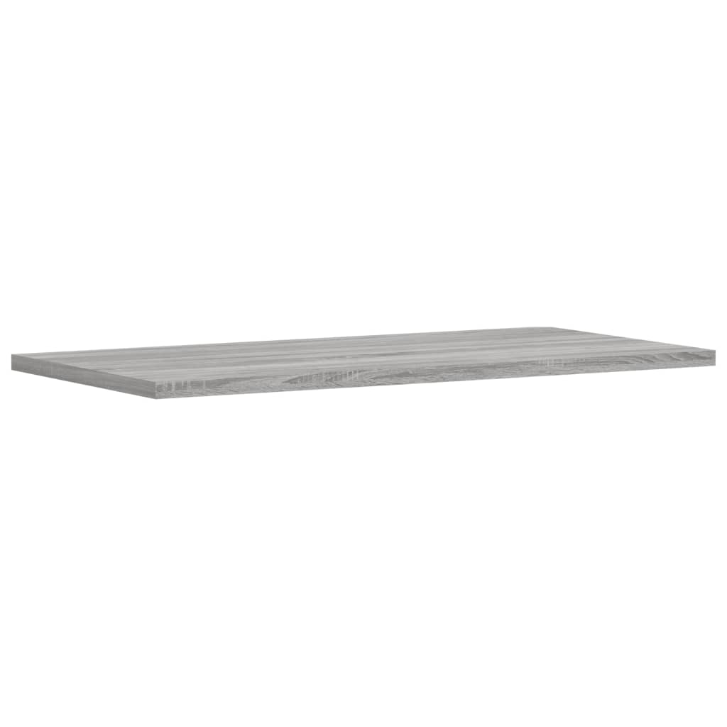 vidaXL Wandschappen 4 st 60x30x1,5 cm bewerkt hout grijs sonoma eiken