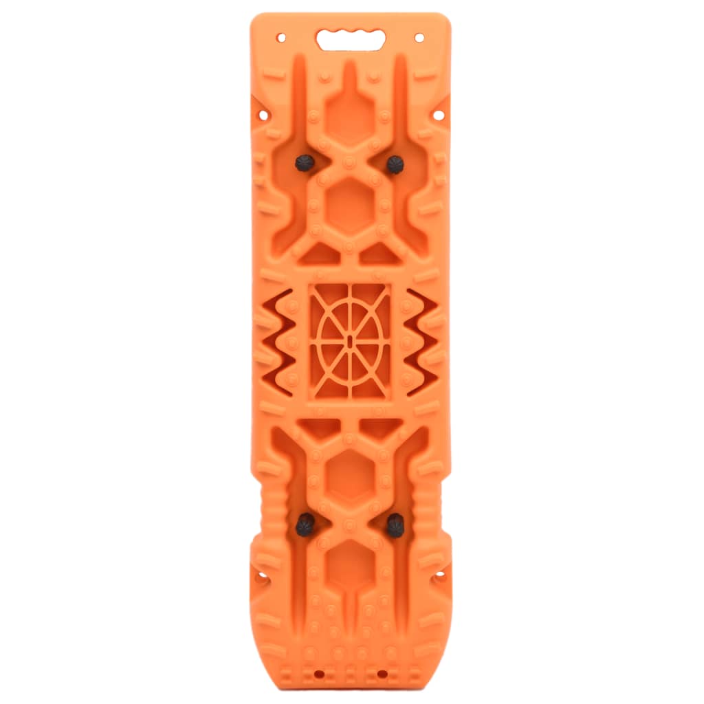 vidaXL Gripplaten 2 st 107x31x7 cm nylon oranje