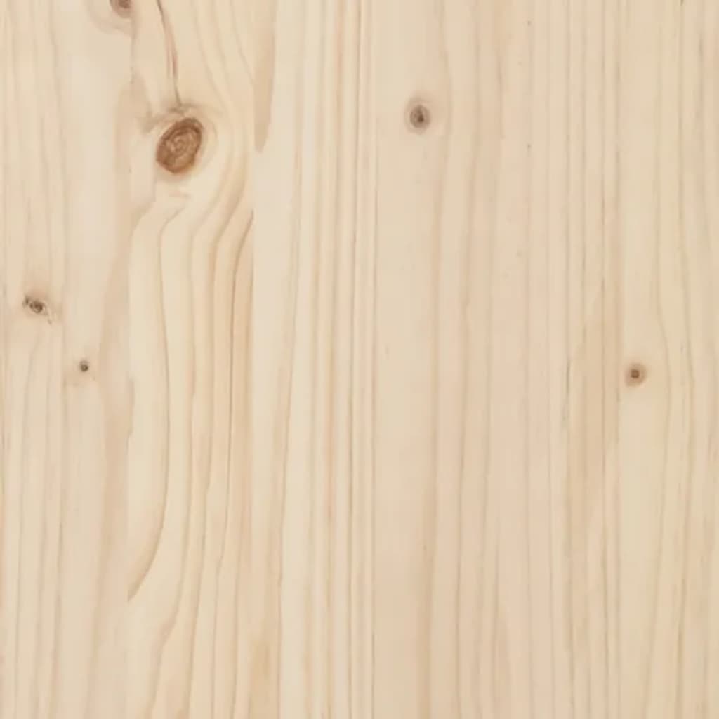 vidaXL Plantenbak met rek 79x39,5x114 cm massief grenenhout