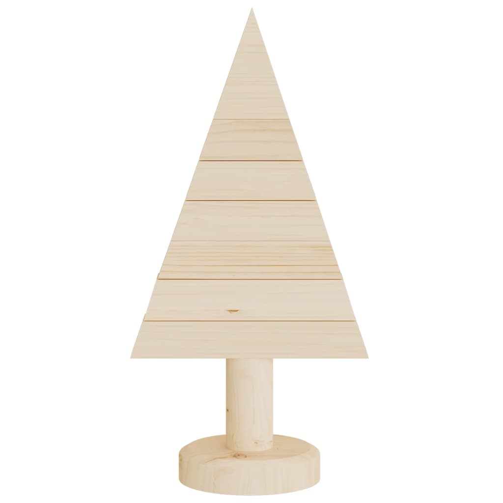 vidaXL Kerstdecoraties kerstboom 2 st 30 cm massief grenenhout