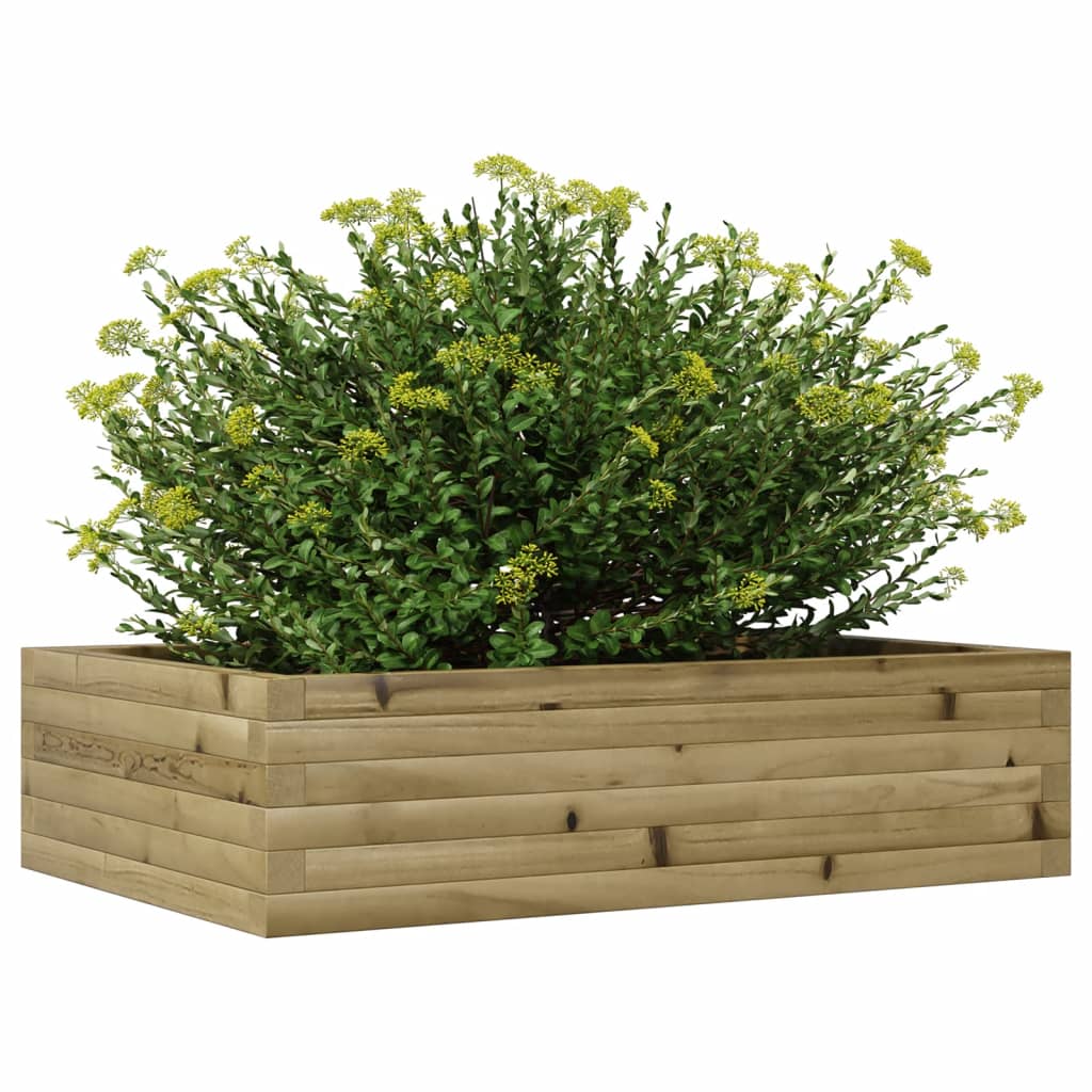 vidaXL Plantenbak 90x60x23 cm geïmpregneerd grenenhout