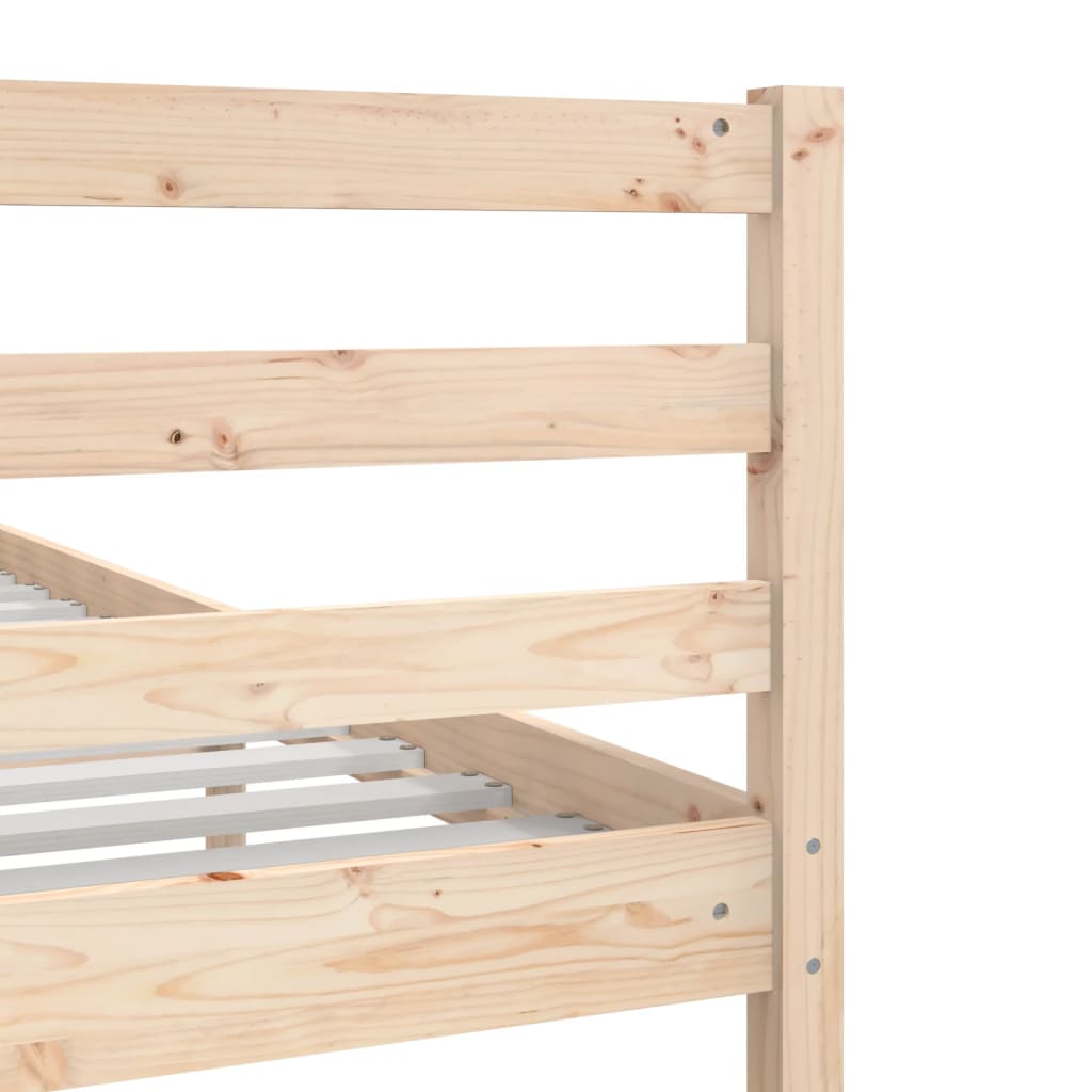 vidaXL Bedframe massief hout 100x200 cm