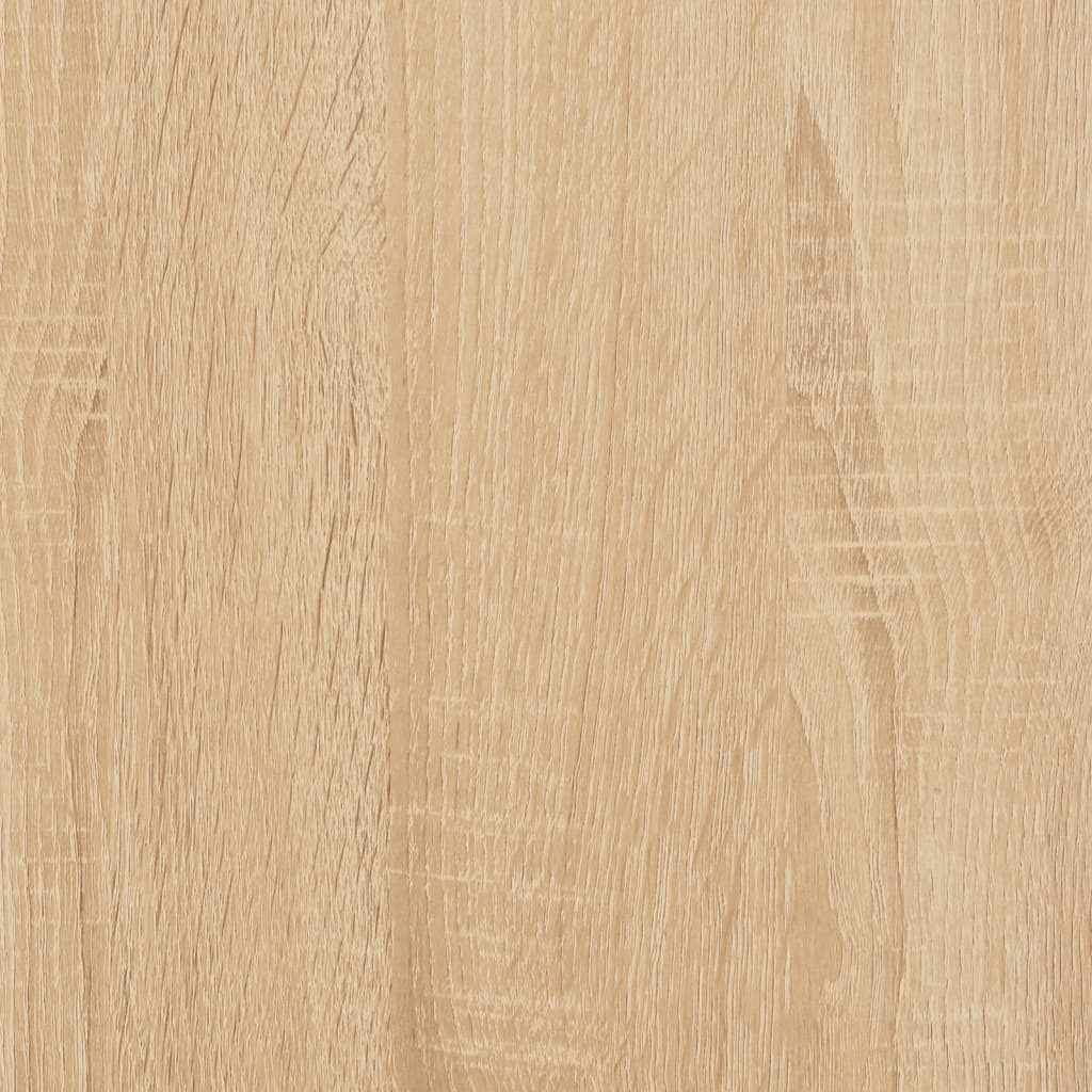 vidaXL Nachtkastjes 2 st 40x30x50 cm bewerkt hout sonoma eikenkleurig