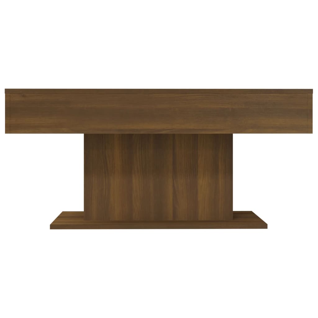 vidaXL Salontafel 96x50x45 cm bewerkt hout bruin eikenkleur