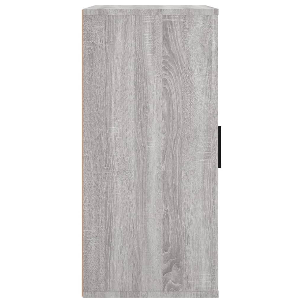 vidaXL Dressoir 40x33x70 cm bewerkt hout grijs sonoma eikenkleurig