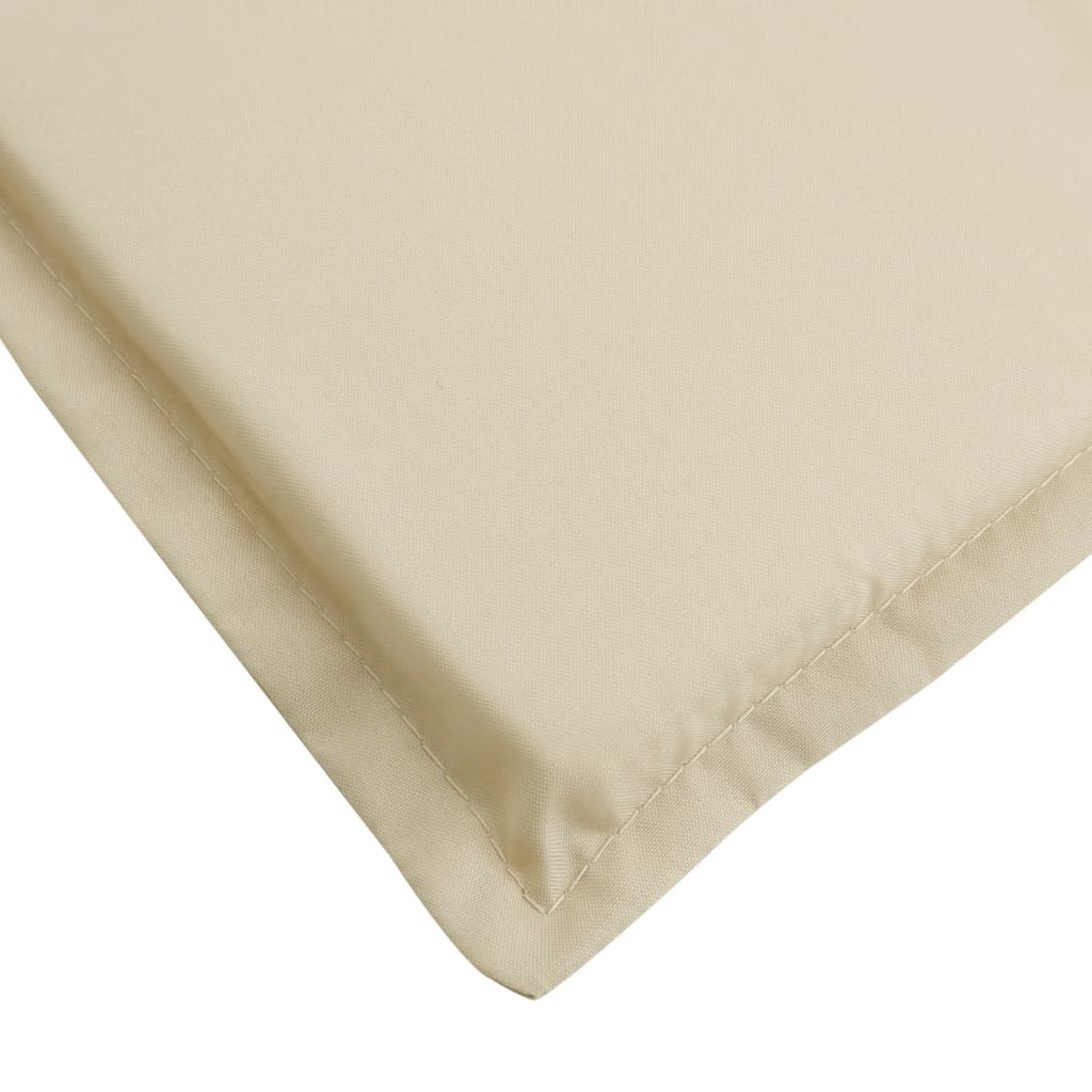 vidaXL Ligbedkussen 180x60x3 cm oxford stof beige