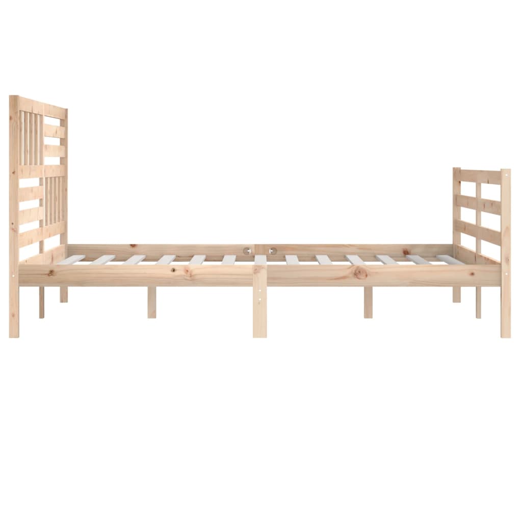 vidaXL Bedframe massief hout 180x200 cm