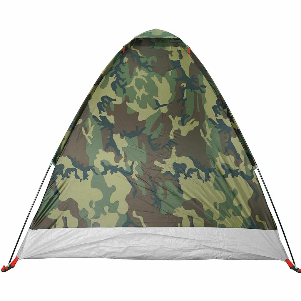 vidaXL Koepeltent 2-persoons waterdicht camouflage