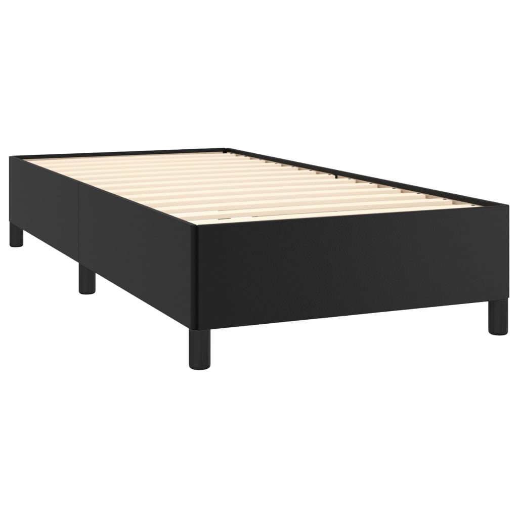 vidaXL Bedframe kunstleer zwart 100x200 cm