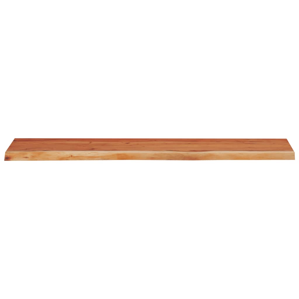 vidaXL Wandschap rechthoekig natuurlijke rand 90x30x2,5 cm acaciahout