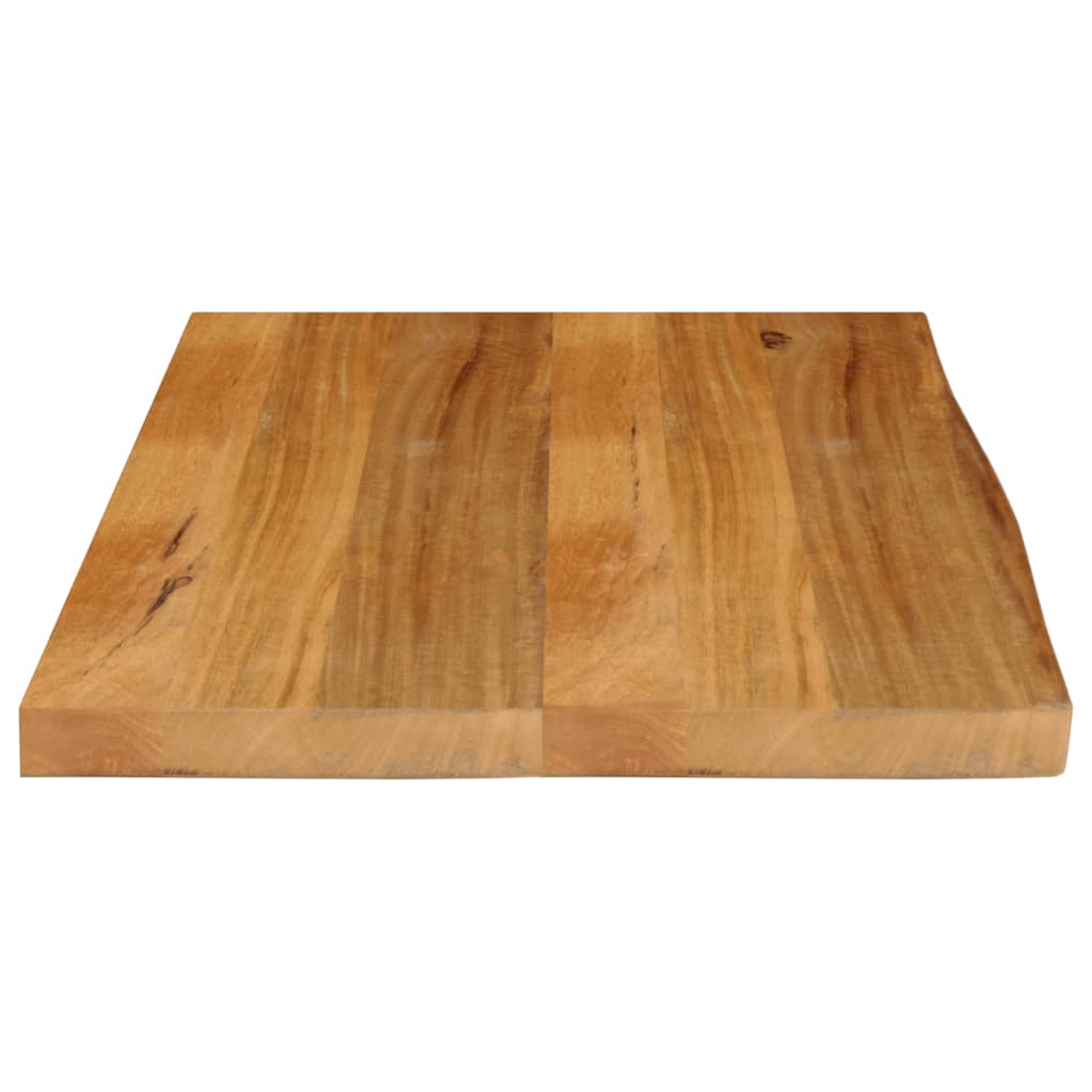 vidaXL Tafelblad met natuurlijke rand 90x60x2,5 cm massief mangohout