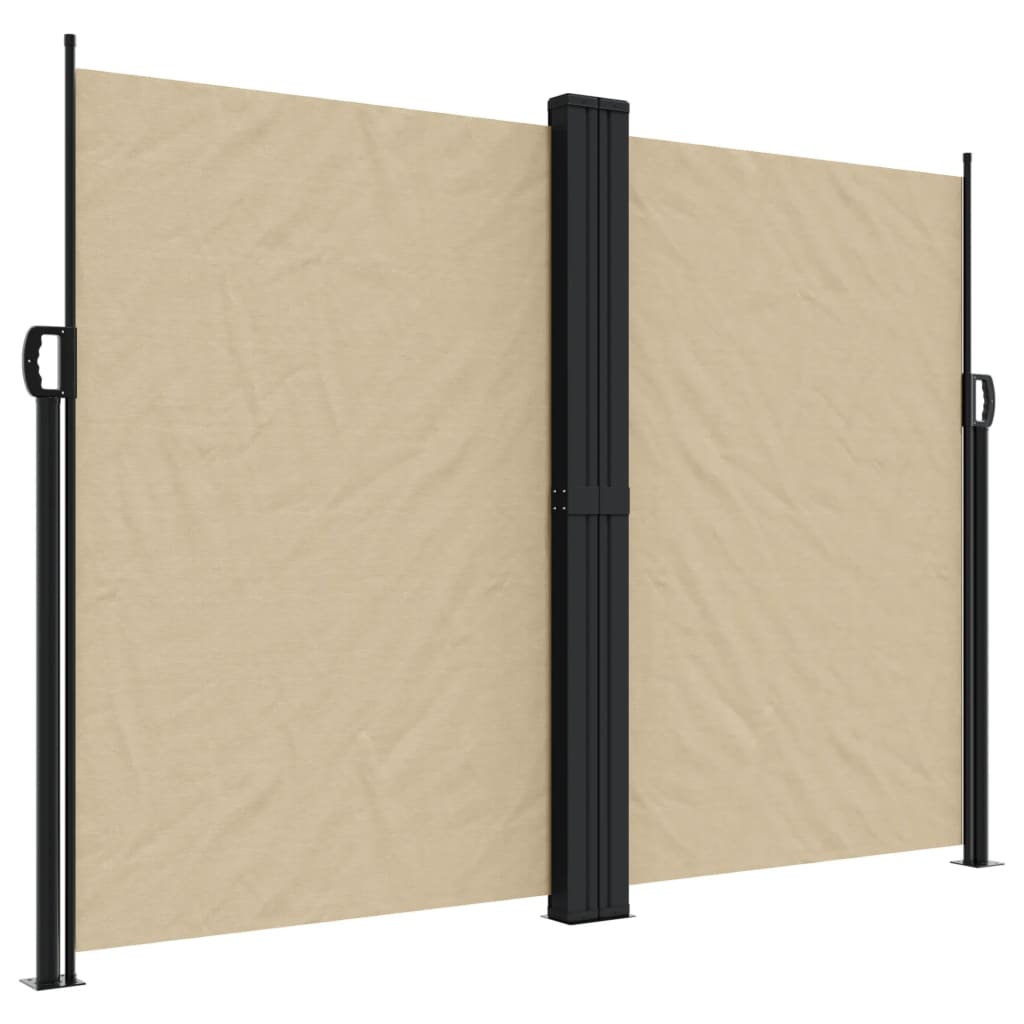 vidaXL Windscherm uittrekbaar 180x1200 cm beige