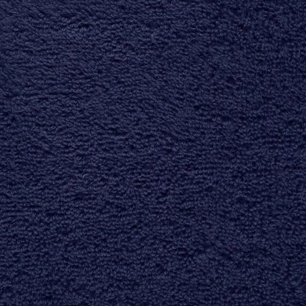 vidaXL Saunadoeken SOLUND 2 st 600 g/m² 80x200 cm marineblauw