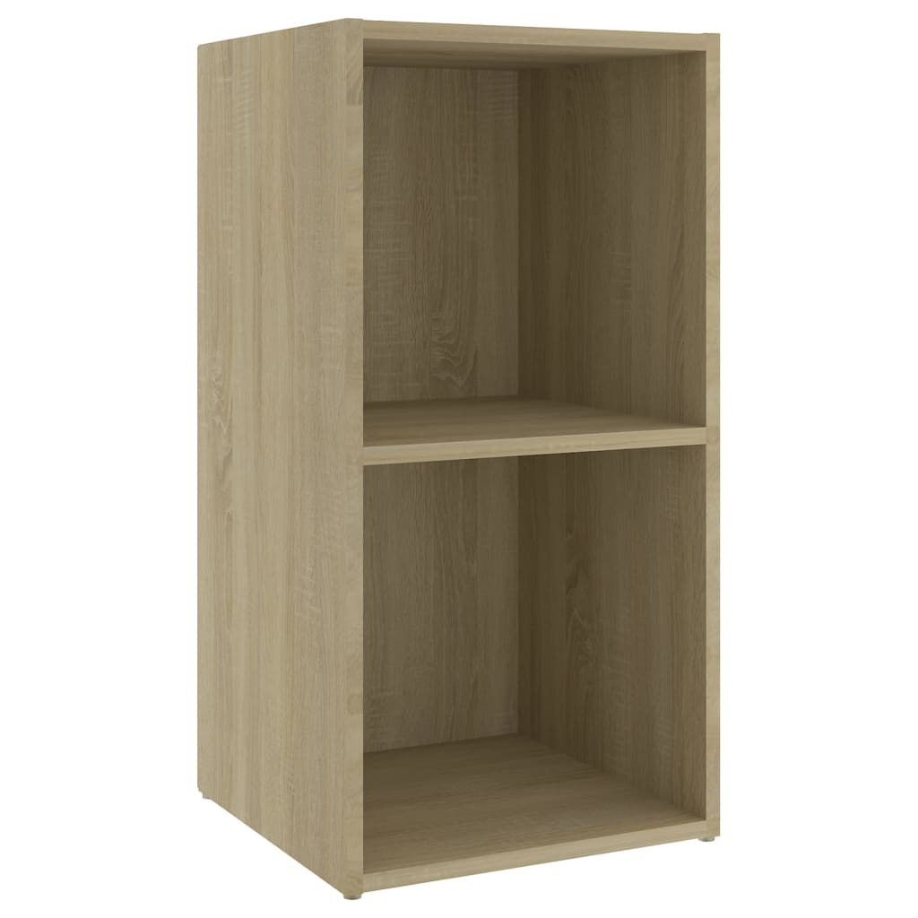 vidaXL Tv-meubelen 2 st 72x35x36,5 cm bewerkt hout sonoma eikenkleurig