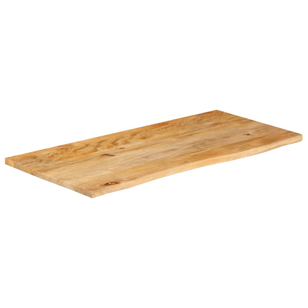 vidaXL Tafelblad met natuurlijke rand 100x60x2,5 cm massief mangohout