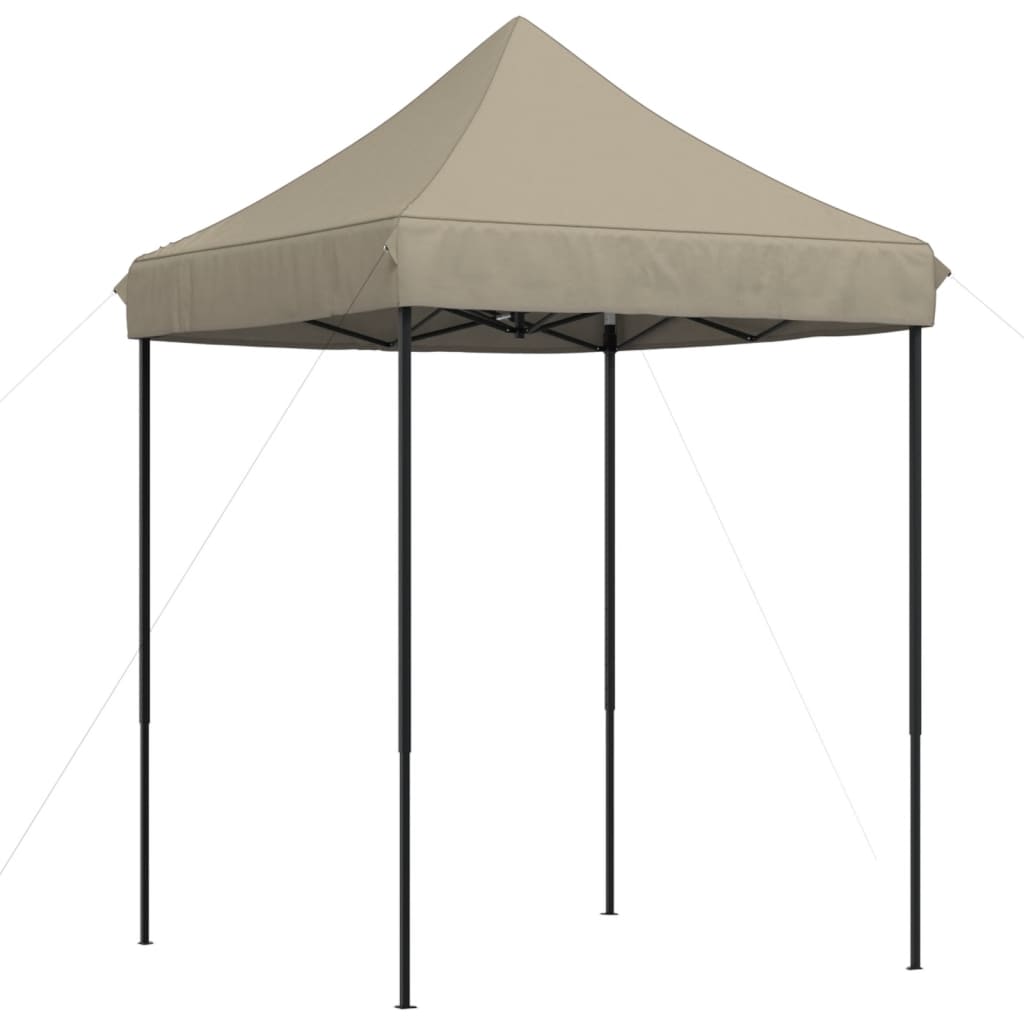 vidaXL Partytent inklapbaar pop-up 200x200x306 cm taupe