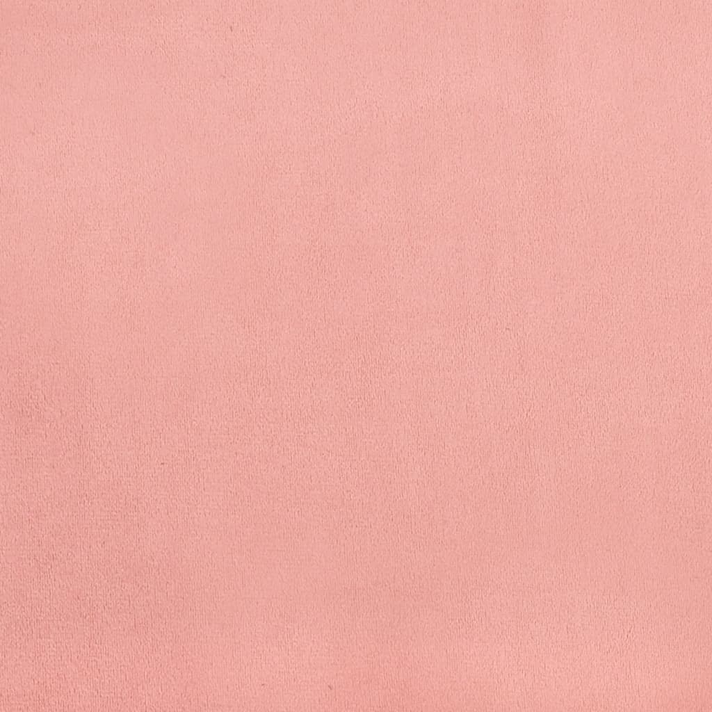 vidaXL Bankje 70x30x30 cm fluweel roze