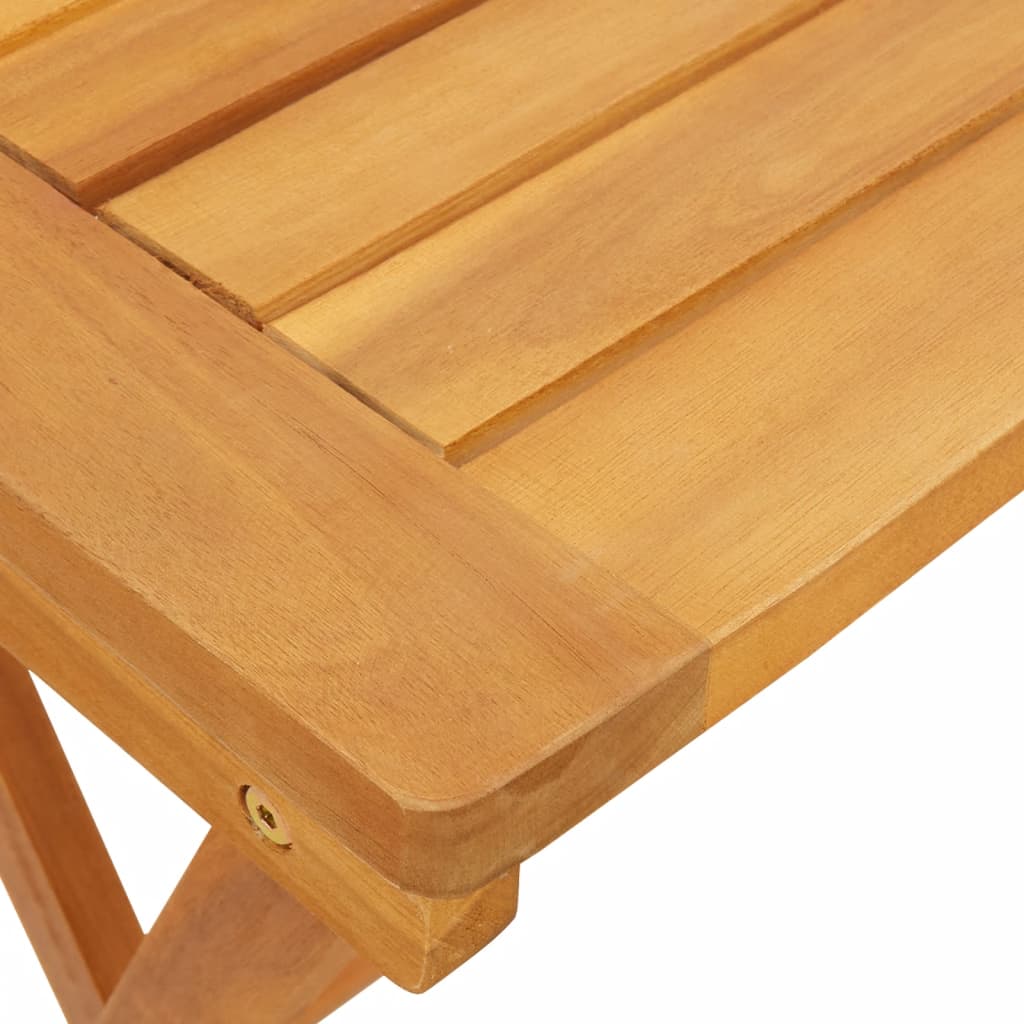 vidaXL Tuintafel inklapbaar 50x36x60 cm massief acaciahout